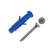 Крепёж саморез шуц 3,5х40 пот. гол. + дюбель 6х30 (100 шт) - пакет ( 0,224 кг) | 112936 | tech-krep выгодная цена