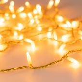 Ленты светодиодные светодиодная гирлянда ard-string-classic-10000-yellow-100led-milk-std yellow (230v, 7w) (ardecoled, ip65) | 031200 | arlight выгодная цена