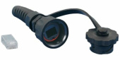 Промышленные решения plug-ie-8p8c-p-c5-sh промышленный разъем rj-45 (8p8c) под витую пару, ip67, категория 5e, с защитной крышкой, экранированный (sh) | 47307 | hyperline выгодная цена