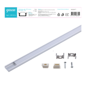 Ленты светодиодные профиль для ленты led врезной гл 7mm - 2m 1/80 | bt414 | gauss выгодная цена