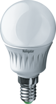 1Лампы (источники света) лампа светодиодная led 5вт е14 230в 2700к nll-p-g45-5-230-2.7k-e14 шарик матовый | 94476 | navigator выгодная цена