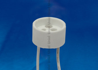 1Комплектующие и вспомогательное оборудование для светильников ulh-gu10-ceramic-15cm патрон керамический для лампы на цоколе gu10 | 02284 | uniel выгодная цена