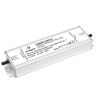 1Ленты светодиодные блок питания arpv-uh24240-pfc-55c (24v, 10.0a, 240w) | 025046 | arlight выгодная цена