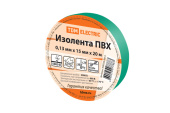 Изделия для монтажа и опрессовки кабеля изолента пвх 0,13*15мм зеленая 20м | sq0526-0014 | tdm выгодная цена