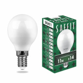 Лампы (источники света) лампа светодиодная sbg4511 11w 4000k 230v e14 g45 | 55138 | saffit выгодная цена