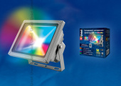 Прожекторы прожектор светодиодный ulf-s01-30w/rgb/rc ip65 110-240в 30вт с пультом ду, мультиколор, серый | ul-00001034 | uniel выгодная цена