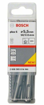 1Электроинструмент, силовая техника буры 10шт sds plus-5, 5.5x50x115 | 2608585614 | bosch выгодная цена