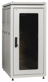 Шкафы и стойки телекоммуникационные 19 шкаф сетевой 19" linea n 18u 600х1000 мм стеклянная передняя дверь серый | ln35-18u61-g | itk выгодная цена
