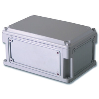 1Шкафы, боксы и аксессуары корпус пластиковый ram box ip67 300х150х146 мм(высота крышки 21) стенка с выбивными фланцами непрозрачная крышка | 531210 | dkc выгодная цена