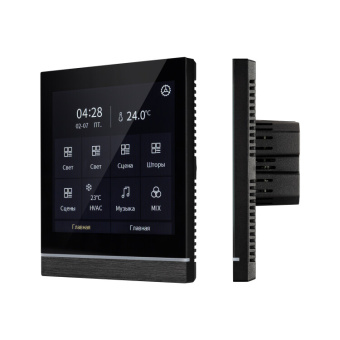 1Ленты светодиодные intelligent arlight панель сенсорная knx-113-40-multi-v4-in (20-30v) (intelligent arlight, -) | 032386 | arlight выгодная цена