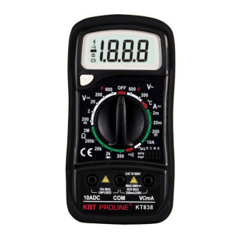 1Измерительное оборудование мультиметр цифровой kt 838 "proline" | 79128 | квт выгодная цена