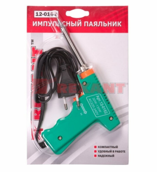 1Паяльное оборудование паяльник импульсный (hs-50) 220v/30-130 вт (zd-80) | 12-0162 | rexant выгодная цена