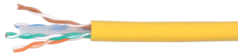 1Кабель витая пара (UTP, FTP) кабель связи витая пара u/utp, кат.5e 4x2х24awg solid, lszh, 305м, оранжевый | lc1-c5e04-127 | itk выгодная цена