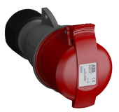 Разъемы промышленные розетка кабельная easy&safe 332ec11,32а,3p+e,ip44,11ч|2cma102044r1000| abb выгодная цена