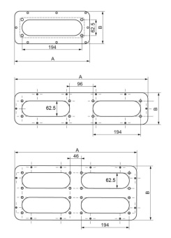 1Шкафы, боксы и аксессуары плата каб. ввода для мембр. 345х130 s3d | nsytldfl | schneider electric выгодная цена