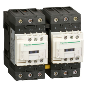 1Коммутационная аппаратура 3р реверсивный контактор everlink ac3 440в 50a катушка упр. 200в ac 50/60гц | lc2d50al7 | schneider electric выгодная цена