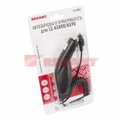 КОМПЬЮТЕРНЫЕ АКСЕССУАРЫ автозарядка в прикуриватель для lg kg800/kg90 (азу) (5 v, 700 ma) шнур спираль 1.2 м черная | 16-0252 | rexant выгодная цена