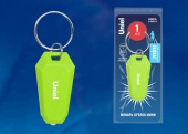 Фонари фонарь-брелок стандарт s-kl021-t green 1led. 2*cr1220 н/к. пластик. зеленый | ul-00004095 | uniel выгодная цена