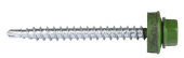 Крепёж саморез кр св. 4,8х51 ral-6002 (зелёный) (200 шт) - ведро ( 1,462 кг) | 103179 | tech-krep выгодная цена