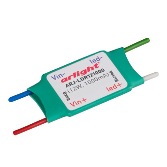 1Ленты светодиодные блок питания arj-ldr121000 (12w, 1000ma) | 020412 | arlight выгодная цена