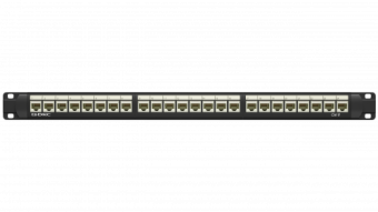 1Патч-панели патч-панель 19",1u,cat6, 24 модуля rj45, неэкранированная | rn6ppu24 | dkc выгодная цена