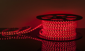 1Ленты светодиодные лента светодиодная lstr003 220v 14,4w 60led 5050 ip65 красный, 50 м | a033712 | elektrostandard выгодная цена