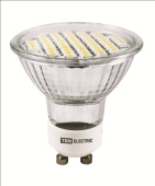 Лампы (источники света) лампа светодиодная led 3вт gu10 220в 3000к par16 smd отражатель (рефлектор) | sq0340-0026 | tdm выгодная цена
