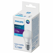 Лампы (источники света) лампа светодиодная bulb 11вт 950лм 6500к e27 | 929002299417 | philips выгодная цена