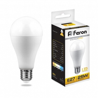 1Лампы (источники света) лампа светодиодная lb-100 (25w) 230v e27 2700k a65 | 25790 | feron выгодная цена