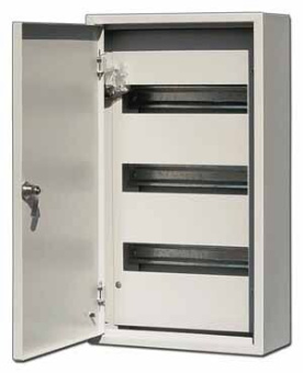 1Шкафы, боксы и аксессуары корпус мет. нав. 520х300х120, 36 мод., ip31, щрн-36 | 30204dek | dekraft выгодная цена