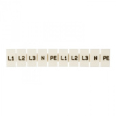 Клеммные соединения маркеры для jxb-st 1,5 с символами "l1, l2, l3, n, pe" (10 шт.) ekf proxima | zb-st-1.5-l-1-3 | ekf выгодная цена