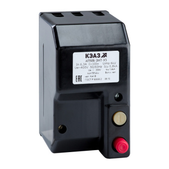 1Выключатели автоматические силовые выключатель автоматический ап50б-2м3тн-6,3а-3,5iн-400ac-рмн230ac-1п-у3 | 106764 | кэаз выгодная цена