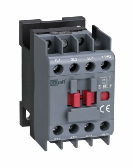 1Модульное оборудование (выключатели, УЗО, АВДТ,  УЗДП) контактор модульный 6а 220в/230в ас3 ас4 1нз км-102 | 22062dek | dekraft выгодная цена