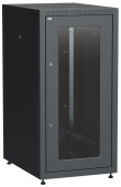 Шкафы и стойки телекоммуникационные 19 шкаф linea e 24u 600х800мм двери 2шт стек. и метал. чер. | le05-24u68-gm | itk выгодная цена