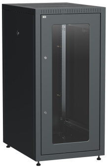 1Шкафы и стойки телекоммуникационные 19 шкаф linea e 24u 600х800мм двери 2шт стек. и метал. чер. | le05-24u68-gm | itk выгодная цена