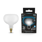 Лампы (источники света) лампа светодиодная filament а190 10w 890lm 4100к е27 milky диммируемая led 1/6 | 1017802210-d | gauss выгодная цена