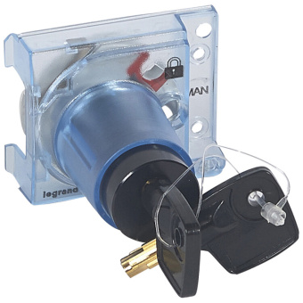 1Выключатели автоматические силовые цилиндровый замок profalux - dpx3 160/250 - для электродвигательного привода, устанавливаемого спереди | 421063 | legrand выгодная цена