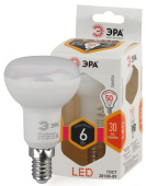 Лампы (источники света) лампа светодиодная led r50-6w-827-e14 | б0028489 | эра выгодная цена