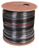 Кабель коаксиальный (RG) кабель rg-11u (75 ом), ccs/al/al 83 % (бухта 305 м) черный (outdoor) | 01-3011 | rexant выгодная цена