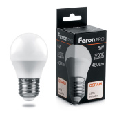 Лампы (источники света) лампа светодиодная .pro lb-1406 шарик e27 6w 2700k osram led | 38068 | feron выгодная цена