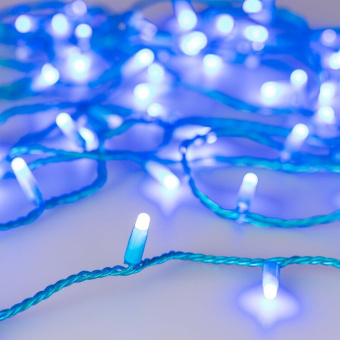 1Ленты светодиодные светодиодная гирлянда ard-string-classic-10000-blue-100led-milk-flash blue (230v, 7w) (ardecoled, ip65) | 031199 | arlight выгодная цена