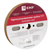 Изделия для монтажа и опрессовки кабеля термоусаживаемая трубка тут 16/8 прозрачная рулон proxima | tut-16-tr | ekf выгодная цена