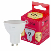 Лампы (источники света) лампа светодиодная red line led mr16-9w-827-gu10 r gu10 r 9вт софит теплый белый свет | б0050691 | эра выгодная цена