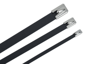 1Изделия для монтажа и опрессовки кабеля хомут стальной хст 12,0х400мм с пол. покр. (100шт/упак) | uhs11-012-400-100 | iek выгодная цена