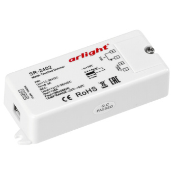 1Ленты светодиодные диммер sr-2402 (12-36v, 96-288w, metal-touch) | 014041 | arlight выгодная цена