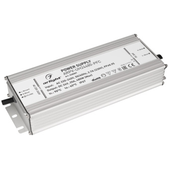 1Ленты светодиодные блок питания arpv-uh24480-pfc (24v, 20a, 480w) | 028087 | arlight выгодная цена