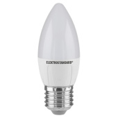 Лампы (источники света) лампа светодиодная свеча сd led 6w 3300k e27 | a034836 | elektrostandard выгодная цена