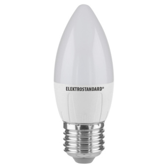 1Лампы (источники света) лампа светодиодная свеча сd led 6w 3300k e27 | a034836 | elektrostandard выгодная цена
