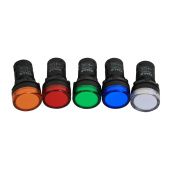 Реле лампа ad22ds(led) матрица d22мм красный 24в ac/dc | 303939 | кэаз выгодная цена