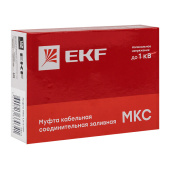 Изделия для монтажа и опрессовки кабеля муфта соединительная заливная мкс(б) 1,5-6 мм2 (клеммник) ekf proxima | mks-2-k-b | ekf выгодная цена